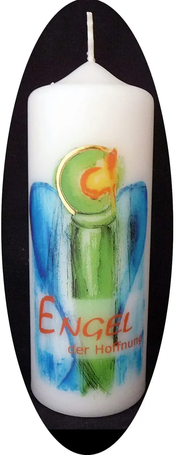 KVN Tisch-Kerze Engel der Hoffnung 165 x 60 mm
