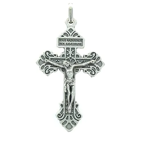 Palais du Rosaire Kreuz der Vergebung Metallkreuz 5 cm