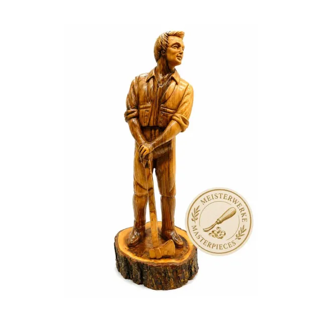 Kassis Geschenkartikel Joseph Smith Statue Olivenholz