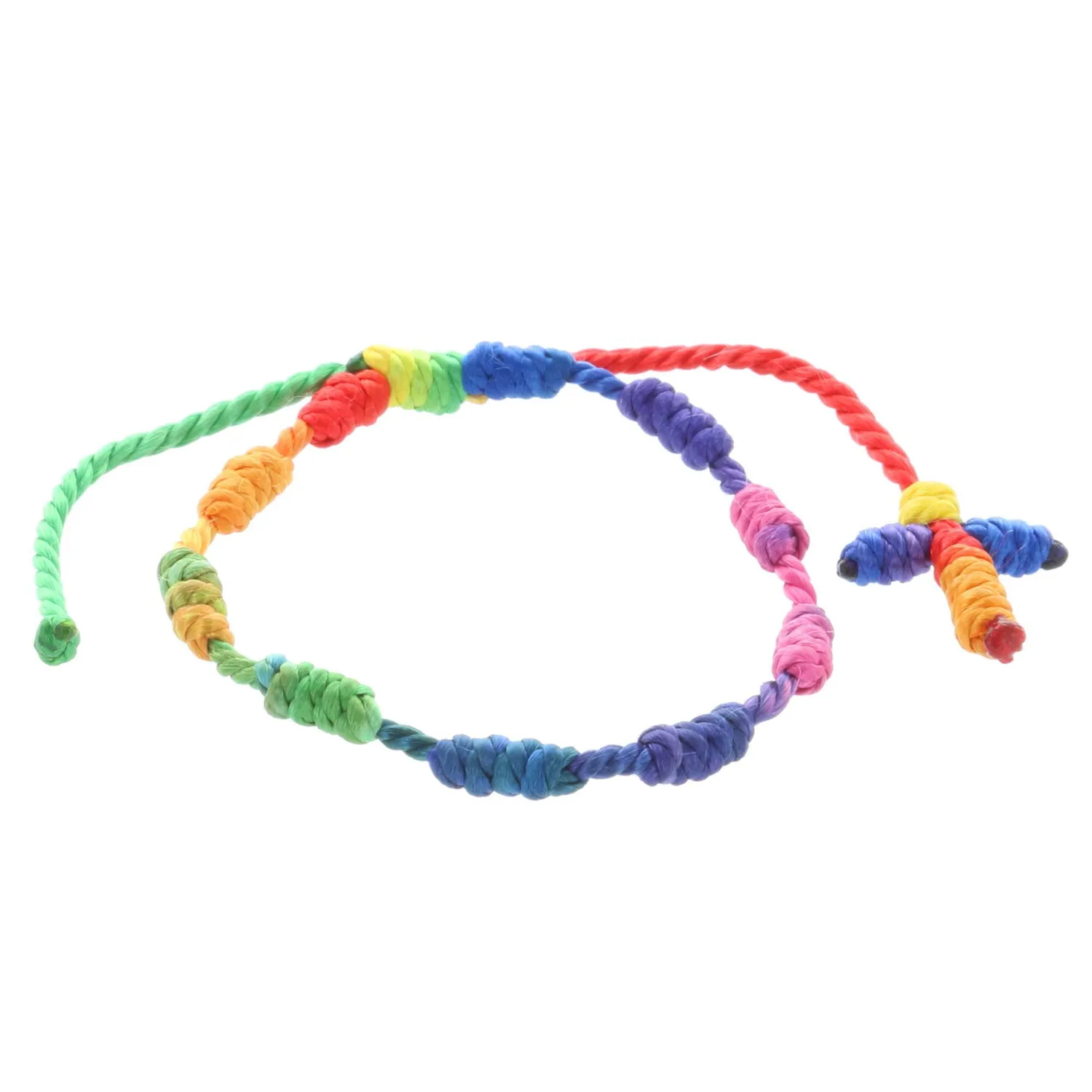 Palais du Rosaire Dutzender Armband Seil mehrfarbig