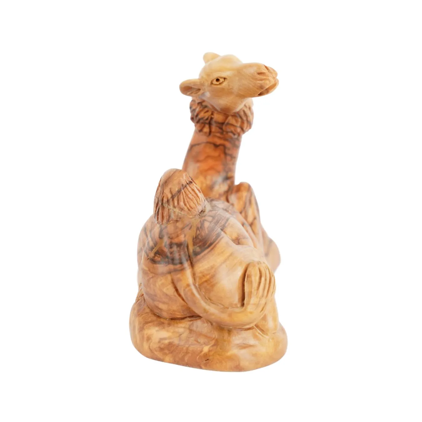 Kassis Dromedar Krippenfigur Olivenholz 11,5 cm Bethlehem
