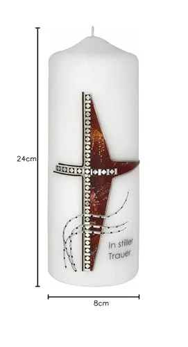 KVN Trauer-Kerze In stiller Trauer 220 x 80 mm