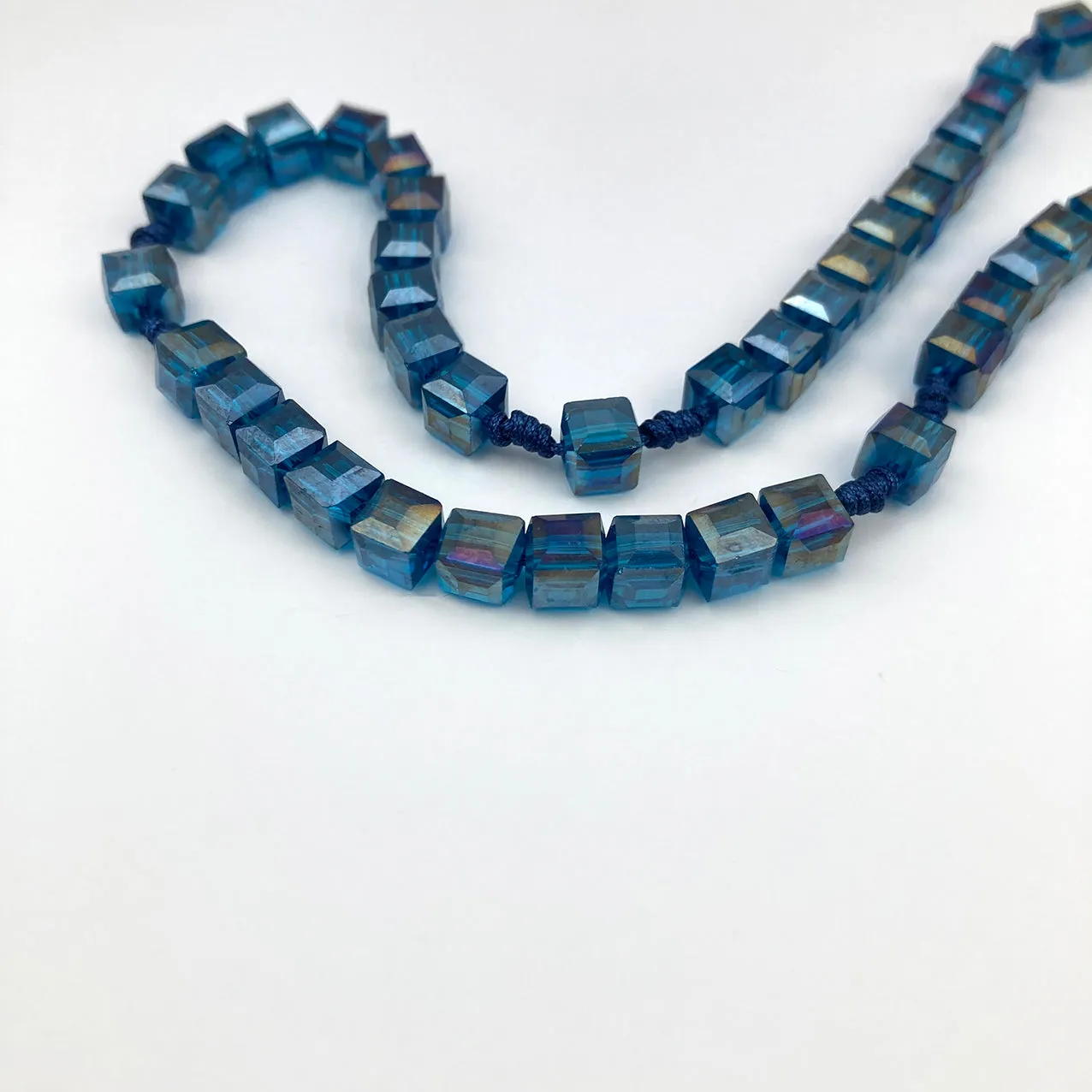 Rosenkränze Scheichelbauer Design-Unikat Glasperlen-Rosenkranz blau