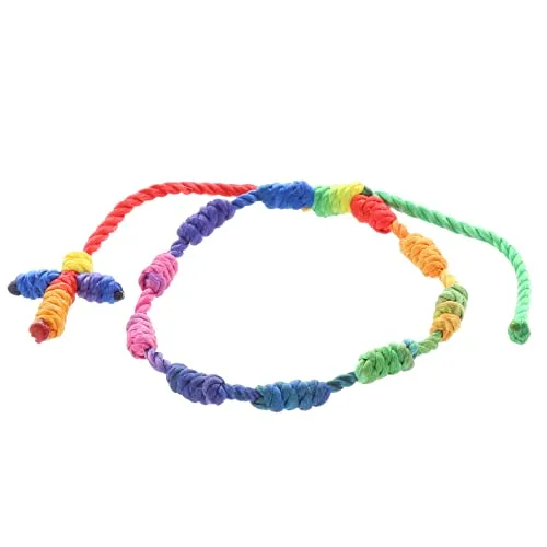 Palais du Rosaire Dutzender Armband Seil mehrfarbig
