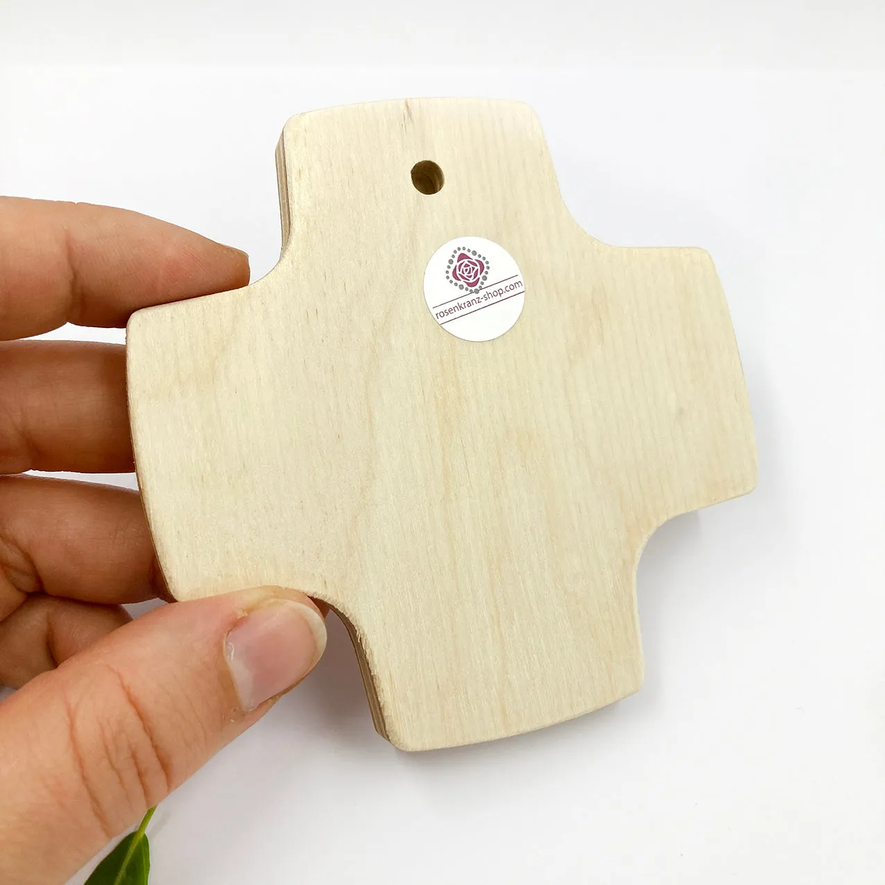 Rosenkranz-shop Dein Schutzengel Kinderkreuz Holz 9 cm